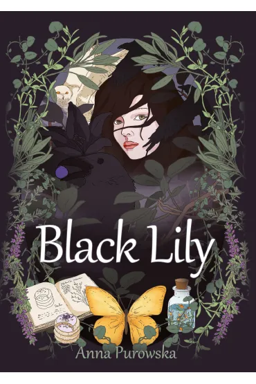 Black Lily (barwione brzegi) - Anna Purowska