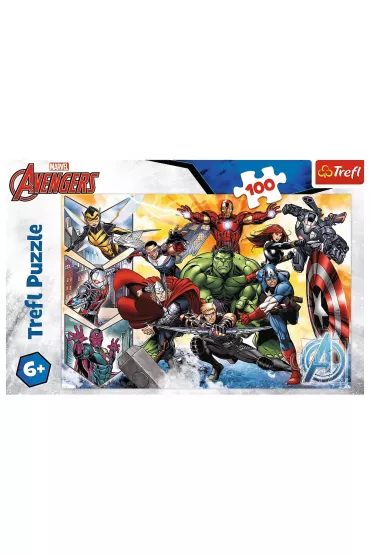 Puzzle 100 el. Sia Avengersw. Disney Marvel Trefl