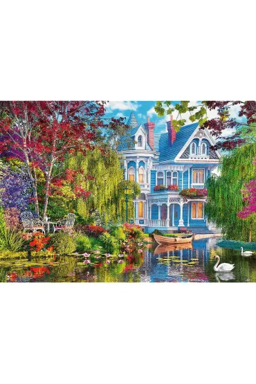 Puzzle 2000el Dom nad jeziorem TREFL 27129 TR