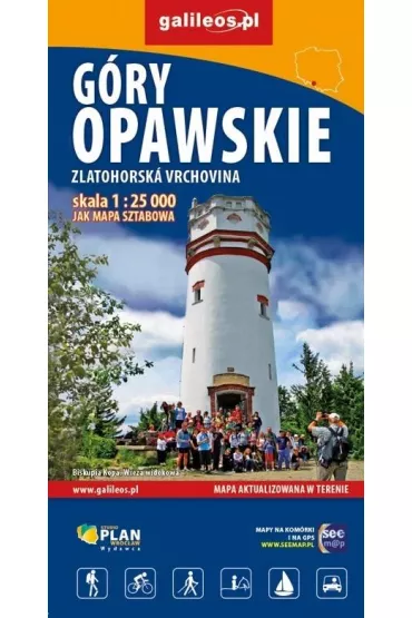 G�ry Opawskie - mapa 1 : 25 000 - 2022