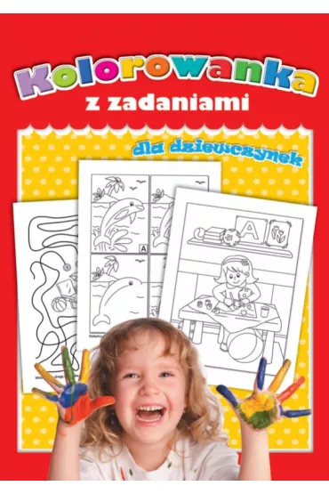 Kolorowanka z zadaniami dla dziewczynek