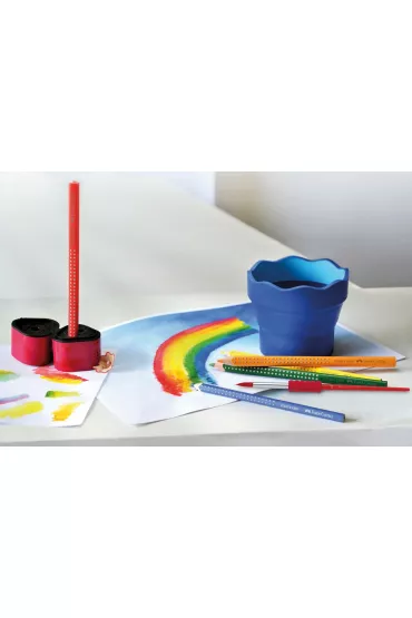 Faber-Castell Pojemnik na wod� Click&Go niebieski