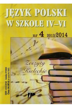 Jzyk Polski w Szkole IV-VI 13/14 numer 4