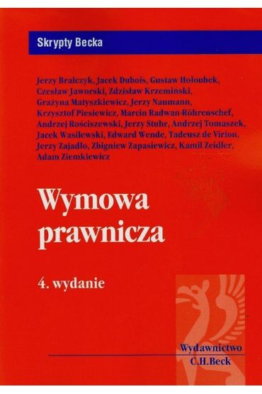 Wymowa prawnicza. Skrypty Becka