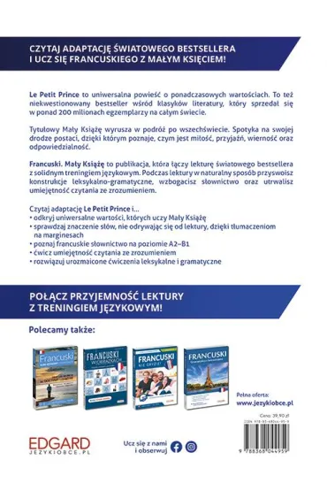 Francuski. Le Petit Prince. Ma�y Ksi���. Adaptacja z �wiczeniami - Antoine de Saint Exupery