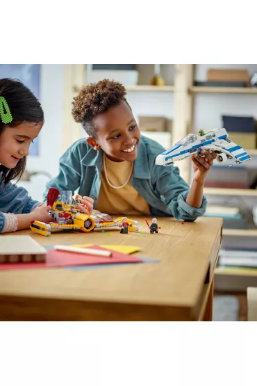 LEGO Star Wars E-Wing Nowej Republiki kontra Myliwiec Shin Hati 75364