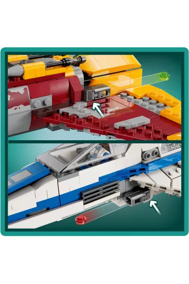 LEGO Star Wars E-Wing Nowej Republiki kontra Myliwiec Shin Hati 75364