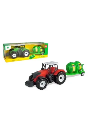 Traktor z nap�dem i beczk� mix Swede