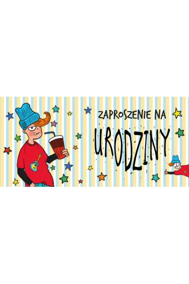 Henry Zaproszenie Urodziny Ch�opak 5 szt.