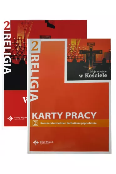 Pakiet: Moje miejsce w Ko�ciele. Podr�cznik i karty pracy dla drugiej klasy liceum czteroletniego i technikum pi�cioletniego - Danuta Jackowiak, Jan Szpet