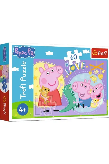 Puzzle 60 el. Szcz�liwa �winka Trefl