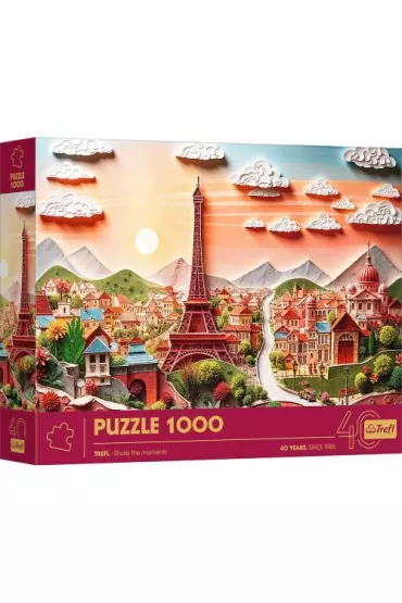 Puzzle 1000 el. Paper Art: Pary Trefl
