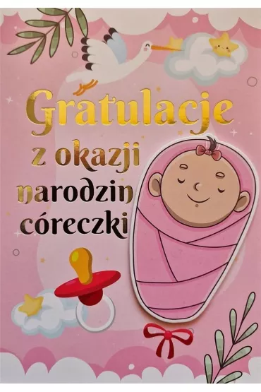 Yeku Karnet Narodziny dziewczynka