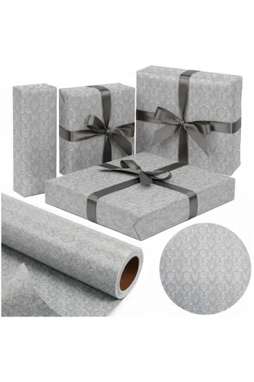 PaperHit Papier Grey/Silver Damask X-Strong 57cmx25m