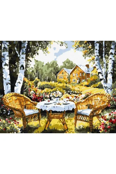 Ideyka Malowanie po numerach - Wymarzony domek 40x50cm