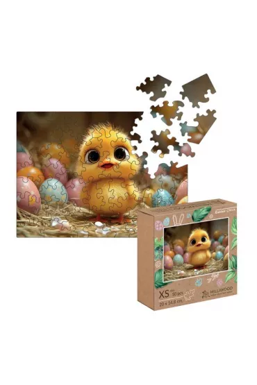 Drewniane puzzle Wielkanocny kurczaczek Alexander