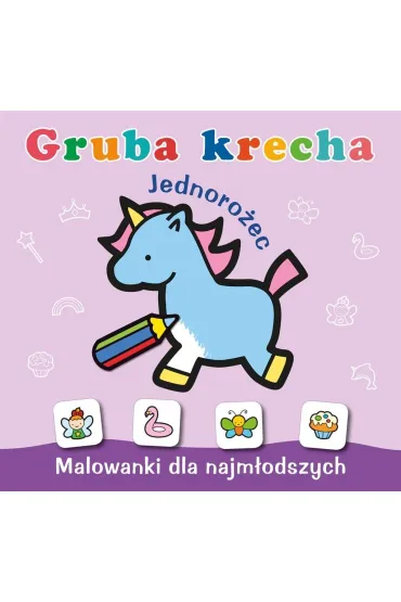 Malowanka 200X190  Gruba krecha. Jednoro�ec NAKLEJKI SKRZAT 072099