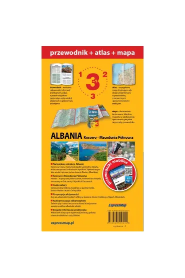 Albania Kosowo Macedonia P�nocnazestaw przewodnikowy 3w1 2024 - Izabela  Nowek