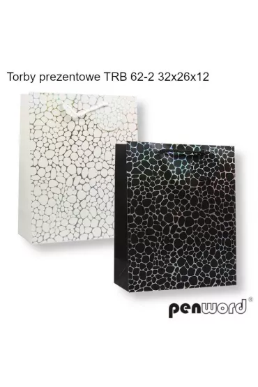 Penword Torebka prezentowa 32x26x12cm MIX