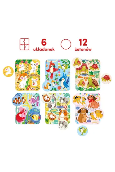 CzuCzu Puzzle Myszka i przyjaciele 2+ Bright Junior Media