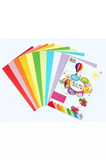 Grafix Blok kolorowych kartek A5/40K