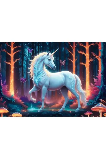 Puzzle 1000 el. Mistyczny jednoro�ec Trefl