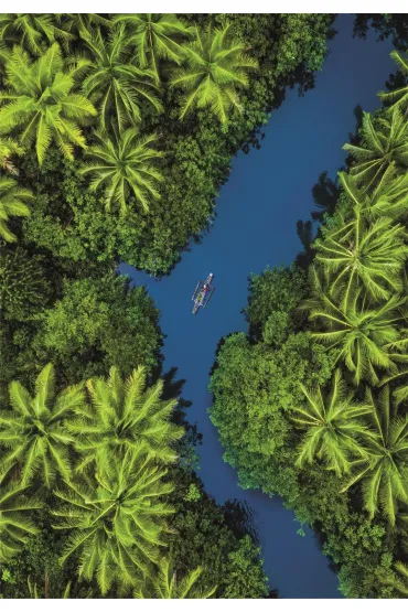 Puzzle 500 el. HQ Tropical Aerial View Clementoni