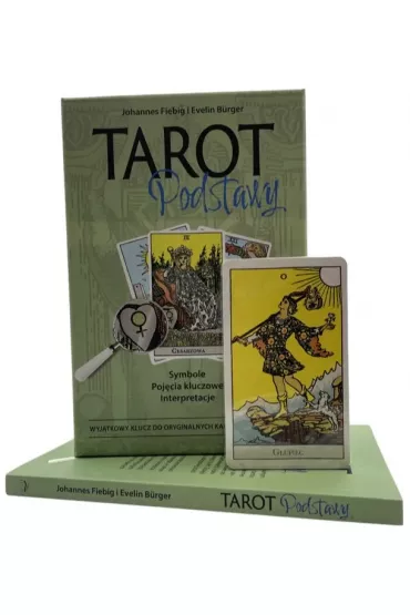 Tarot Podstawy, talia Rider Waite Tarot z ksi��k� - Fiebig Johannes, Evelin Burger