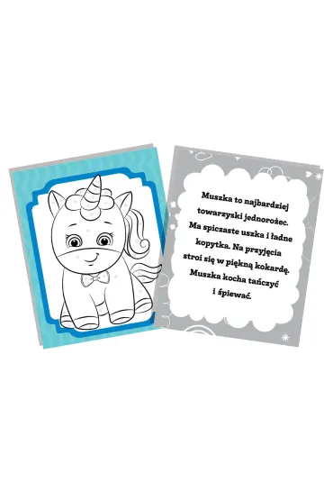 Moje jednoro�ce. Ulubione kolorowanki 2. Jednoro�ce w krainie barw