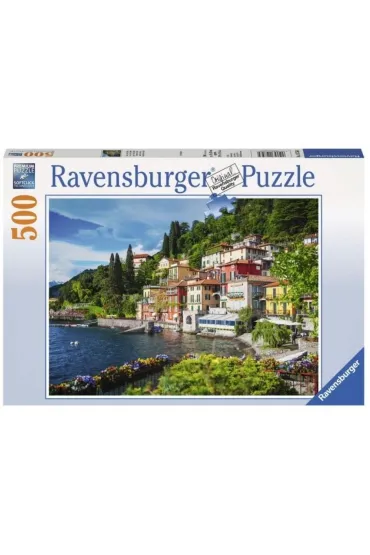 Puzzle 500 el. Jezioro Como, W�ochy Ravensburger