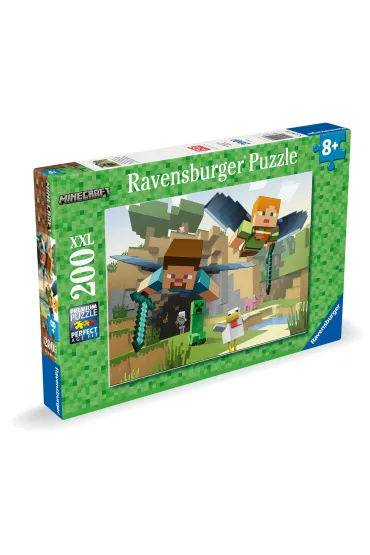 Puzzle dla dzieci 200 el. XXL Minecraft Ravensburger