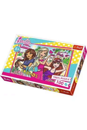 Puzzle 100 el. Wakacje Barbie Trefl