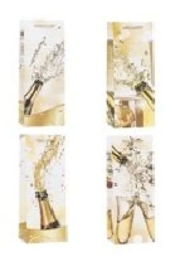 Rozette Torebka ozdobna na butelk� 12x36x9cm mix