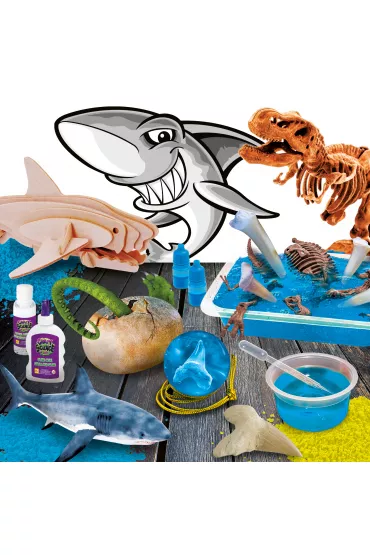 Crazy Science Rekiny i dinozaury Lisciani