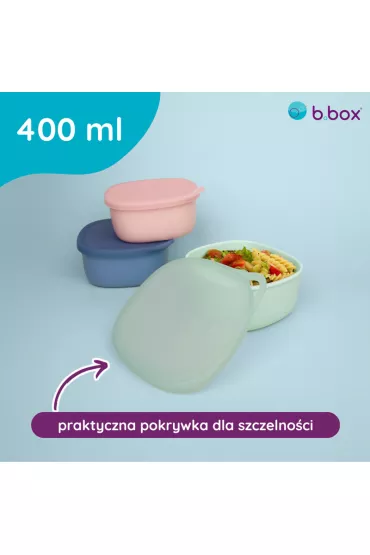 b.box Silikonowy pojemnik z pokrywk� do lunchboxa Ocean