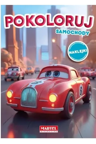 Pokoloruj. Samochody z naklejkami - Maciej  Ratajczyk