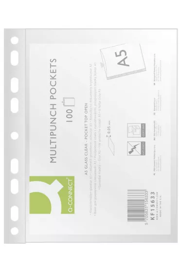 Pbs Connect Koszulki na dokumenty A5 transparentne 50 mic 100 szt.