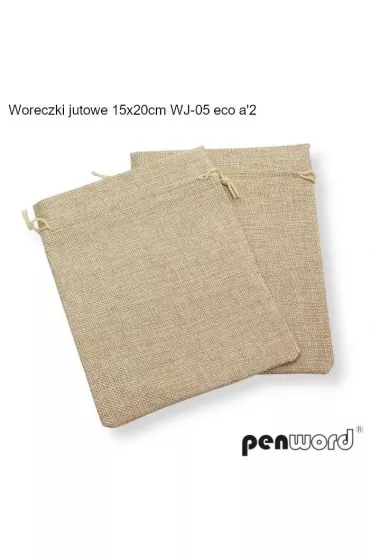 Penword Woreczki jutowe eco 20x15cm