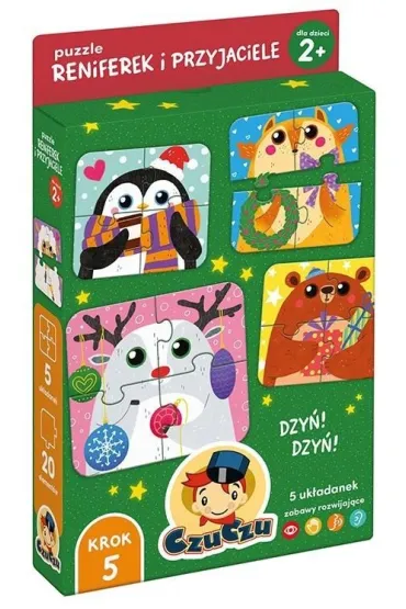 CzuCzu Puzzle Reniferek i przyjaciele Bright Junior Media