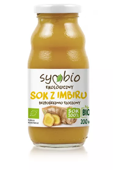 Symbio Sok 100% z imbiru NFC bezpo�rednio t�oczony 200 ml Bio