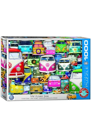 Puzzle 1000 el. Autobusy Eurographics