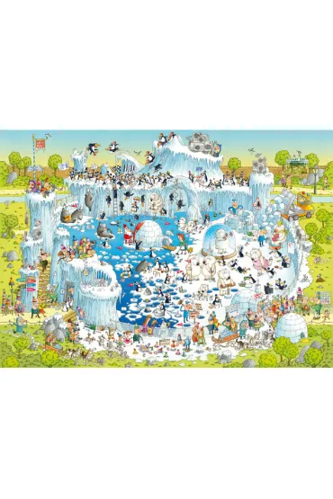 Puzzle 1000 el. Funky ZOO Zoo zim� Heye