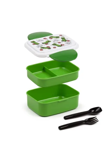 Pude�ko na lunch ze sztu�cami Minecraft