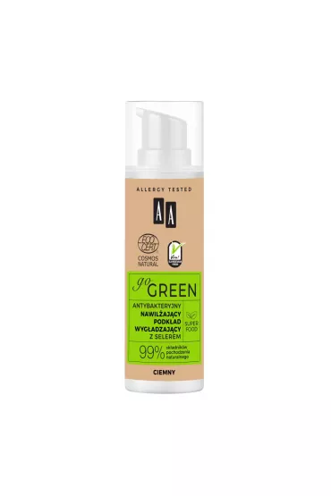 Aa Go Green antybakteryjny nawil�aj�cy podk�ad wyg�adzaj�cy z Selerem Ciemny 30 ml
