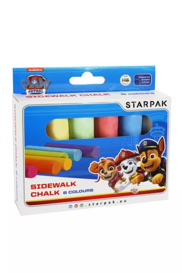 Starpak Kreda chodnikowa 6 kolor�w