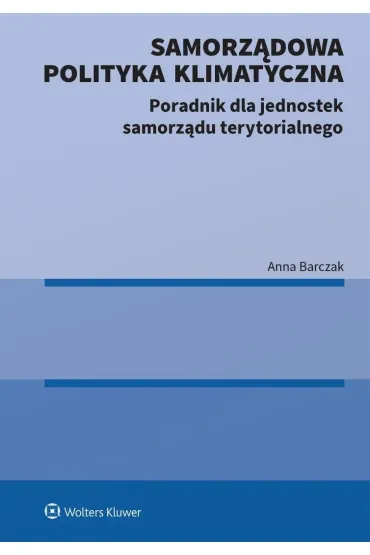 Samorz�dowa polityka klimatyczna - Anna Barczak
