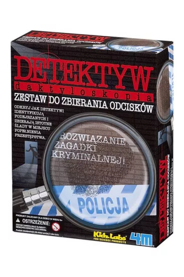 Ma�y detektyw. Daktyloskopia. Zestaw do zbierania odcisk�w 4M