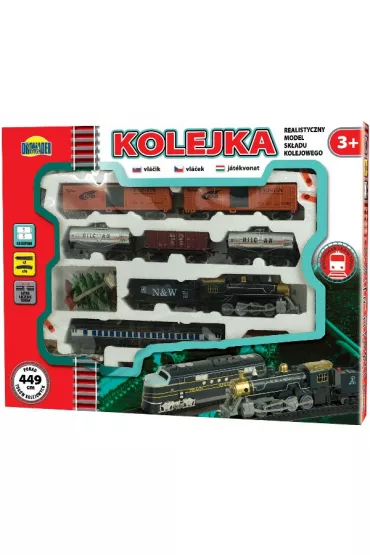 Kolejka wielka na baterie 449 cm Dromader