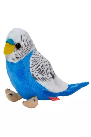 Maskotka ZOO Papuga falista bia�o-niebieska 13cm Beppe