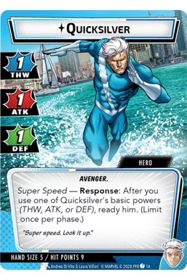 Marvel Champions: Hero Pack - Quicksilver - Michael Boggs, Nate French, Caleb Grace